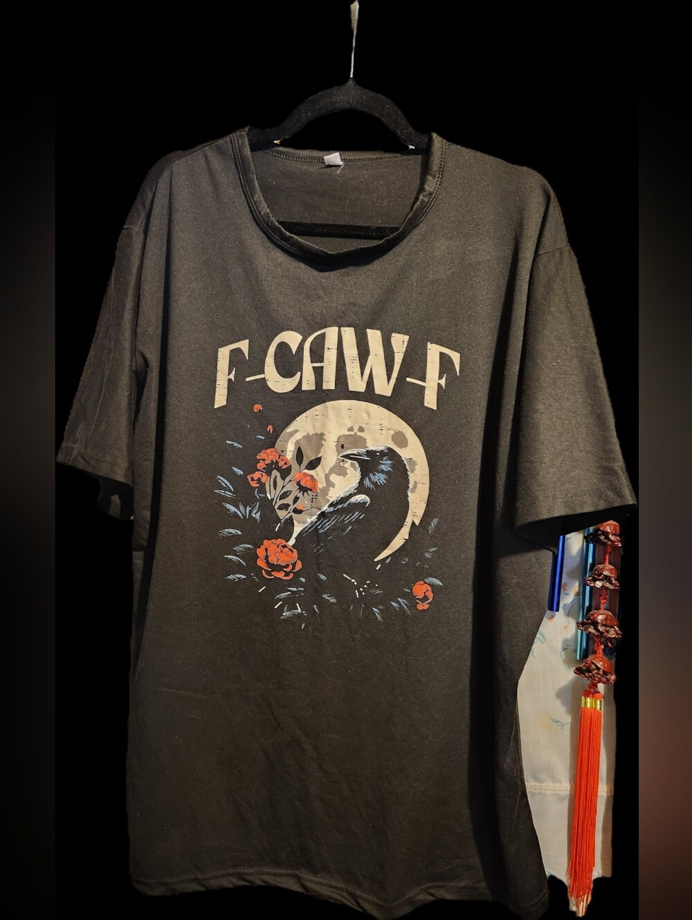 F‑CAW‑F Crow Tee — Bold Art for Bold Men